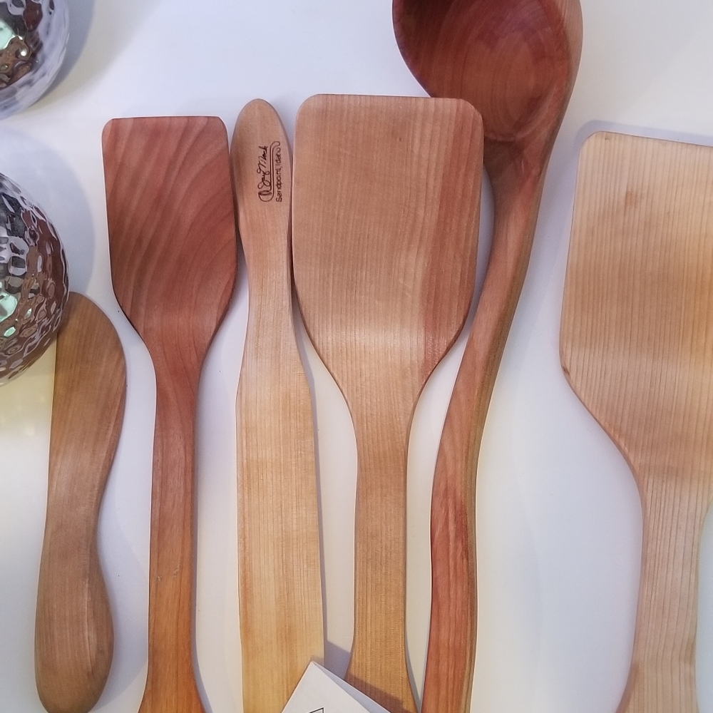 NWT birch kitchen utensils - Picture 1 of 4